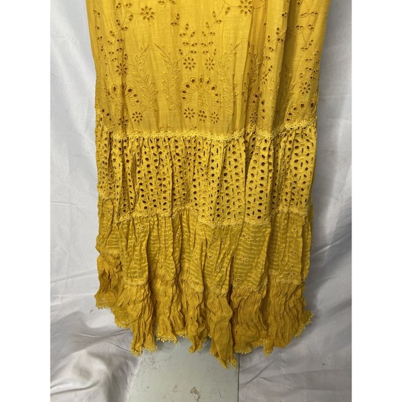 Payal Jain Fallon Eyelet Maxi Dress NWT Anthropologie Sz 12 - Picture 6 of 7